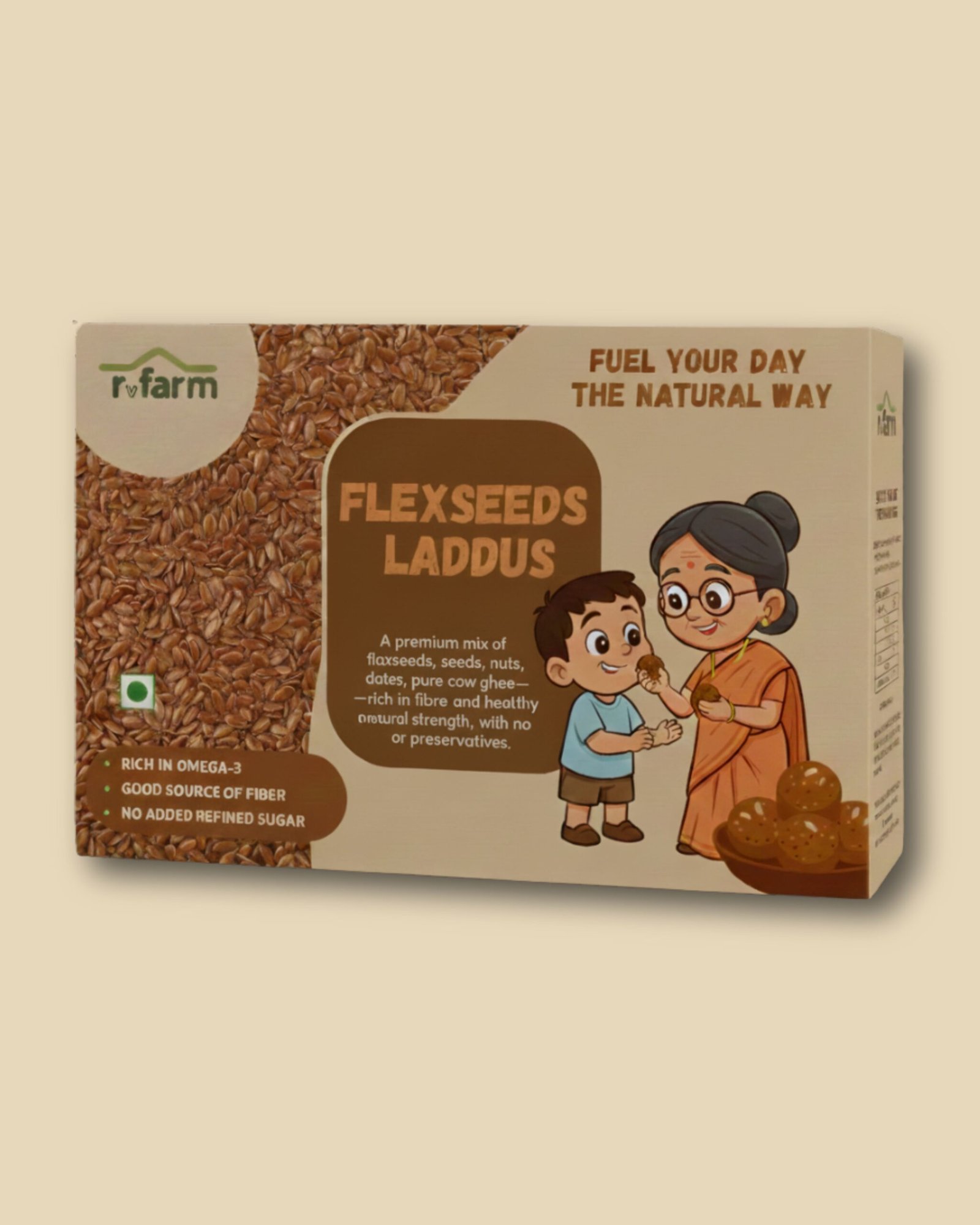 Flaxseed Laddu – Omega-3 Rich Sugar-Free Energy Balls