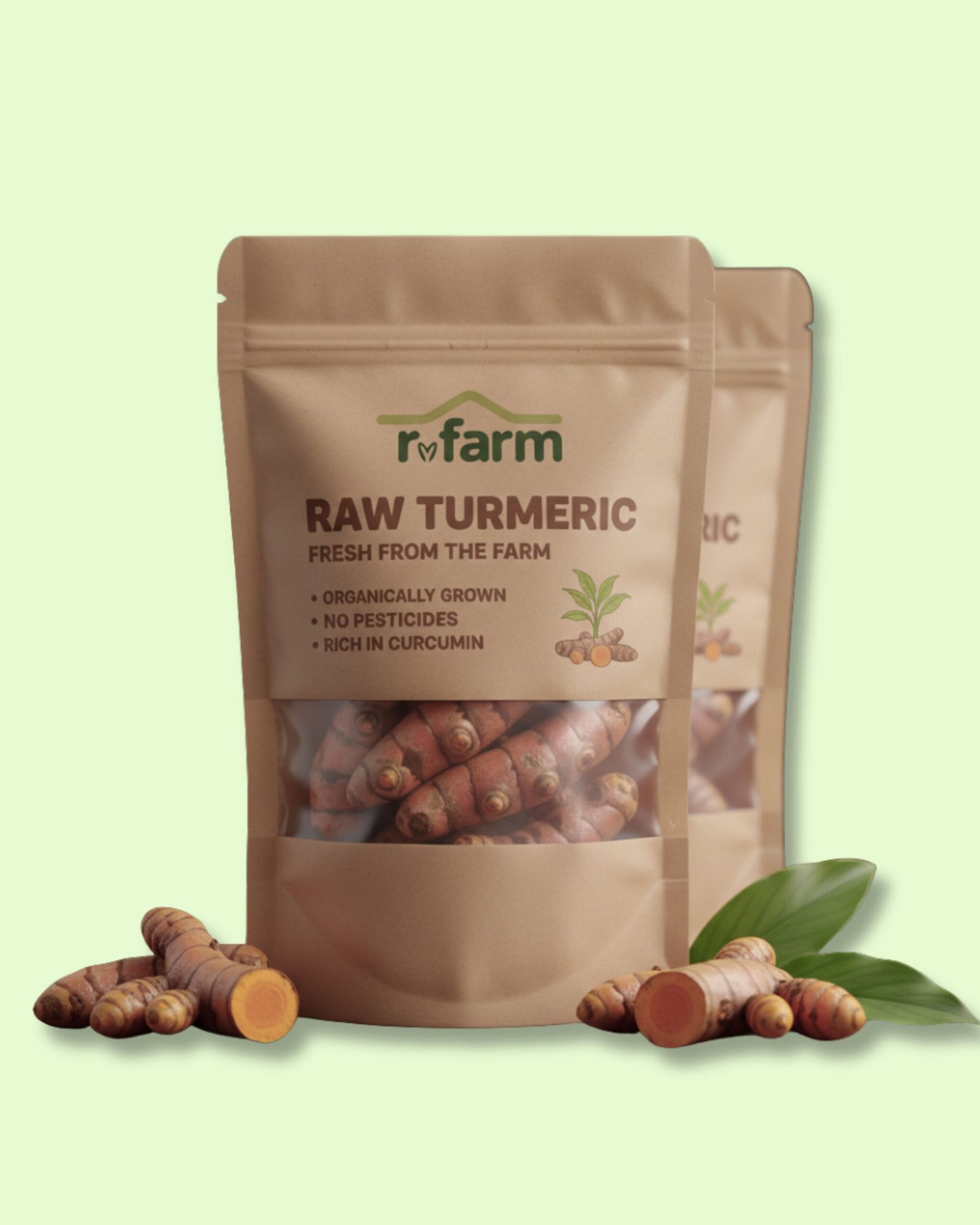 Raw Turmeric (Fresh Haldi) | Pure, Natural & Chemical-Free