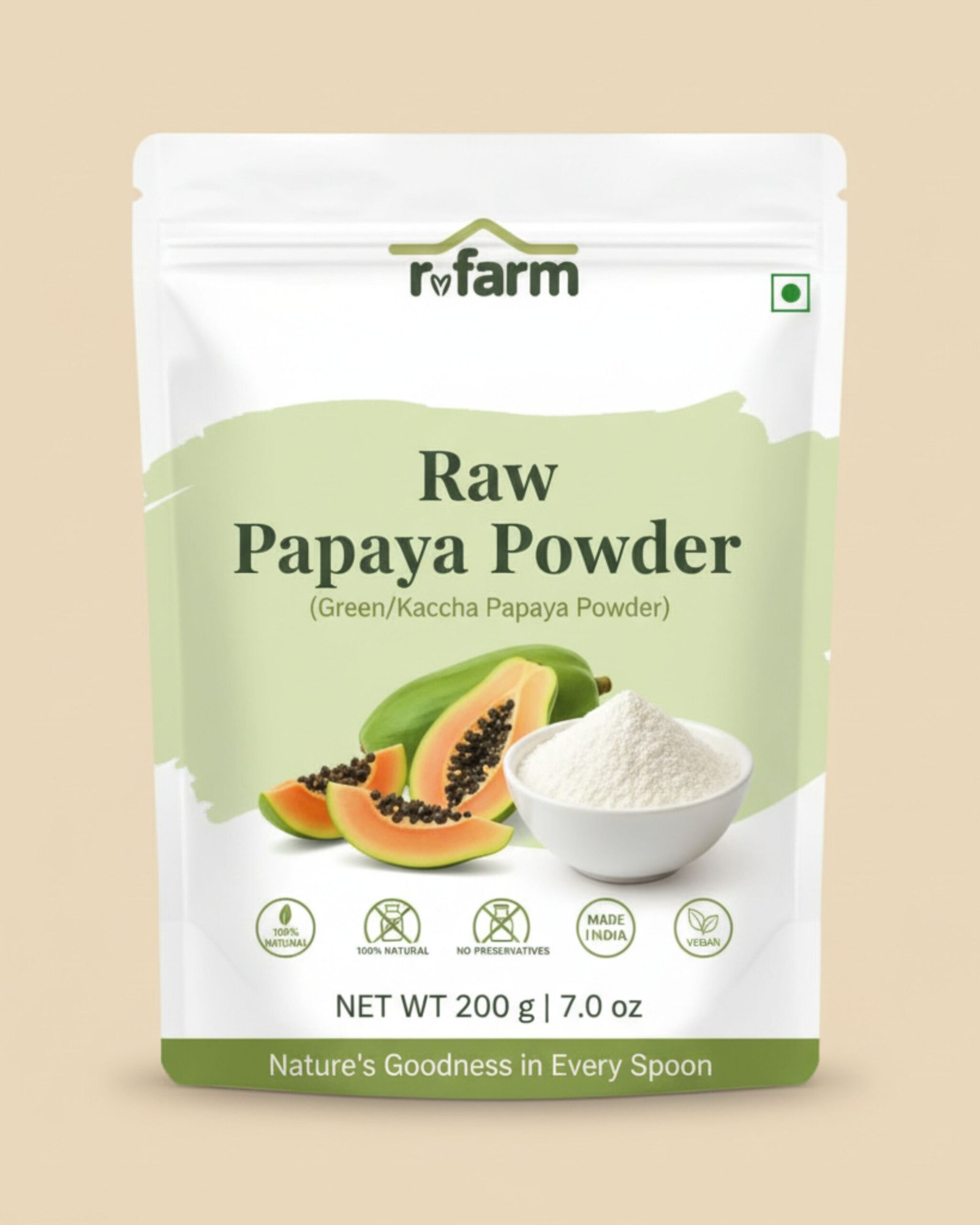 Raw Papaya Powder | Traditional Natural Tenderizer